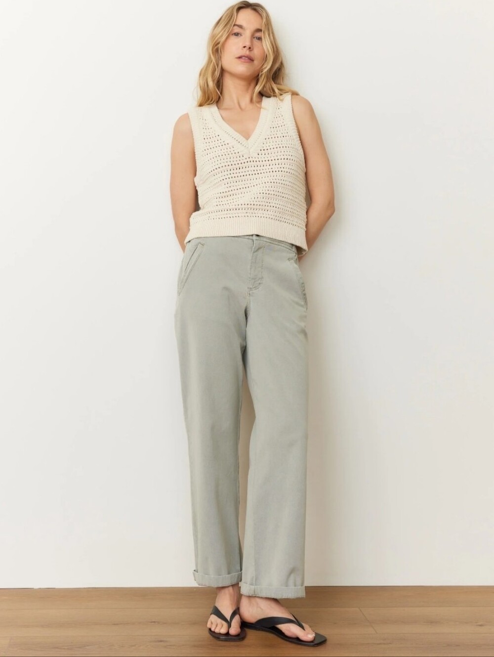 Marine Layer Women's Saturday Pants In Faded Olive! Size S